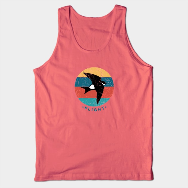 Martin bird, the flight virtuoso, design for birds lovers Tank Top by croquis design